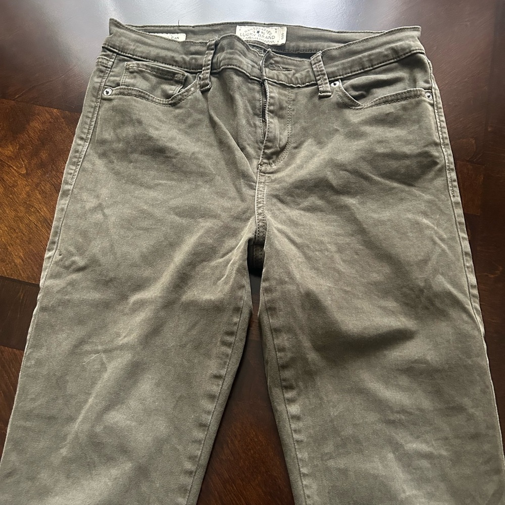 Olive Green Jeans